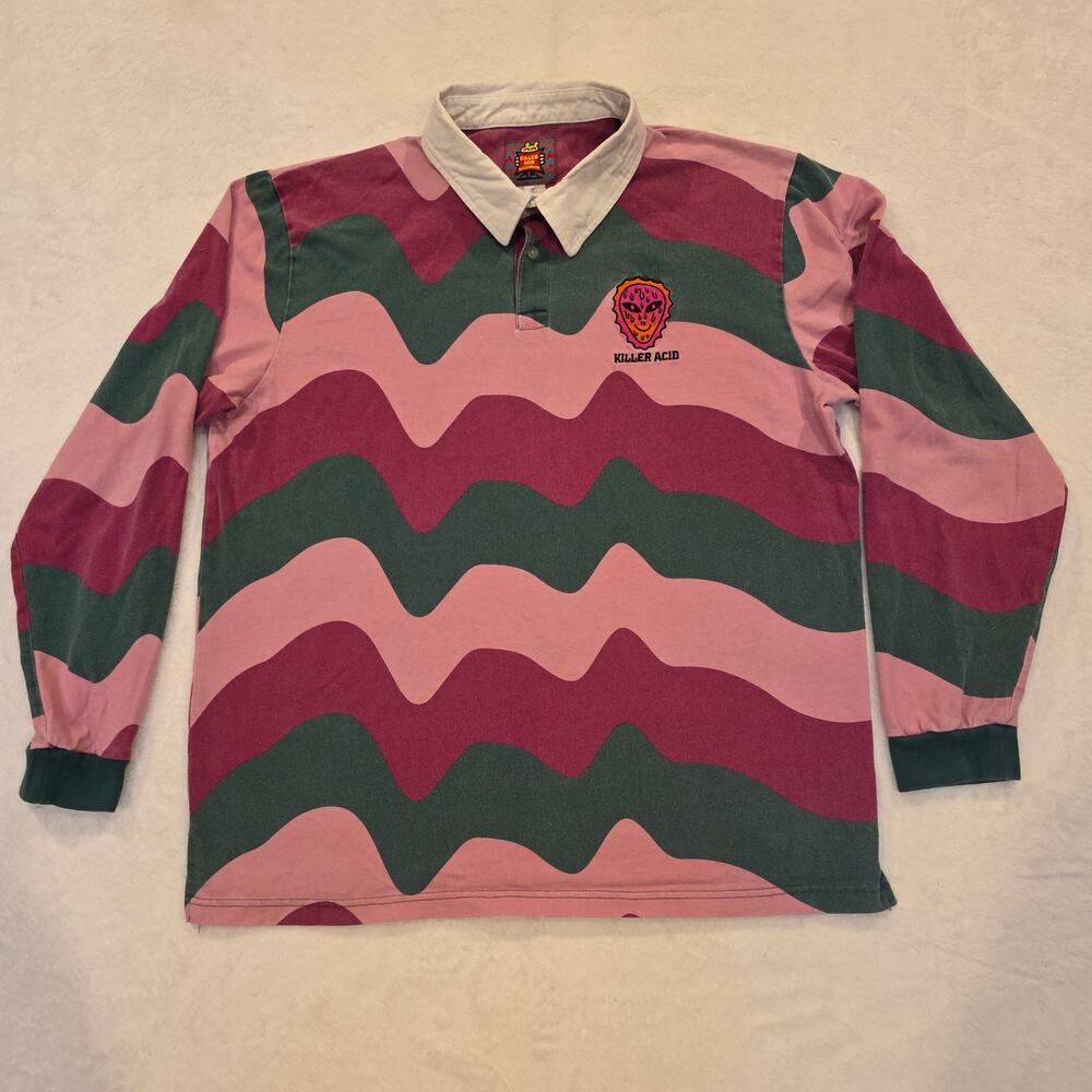 Killer Acid Shirt Mens Medium Long Sleeve